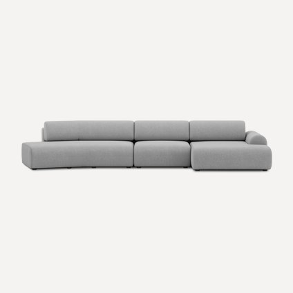 Диван модульный Маиль-4 Bucle Silver
