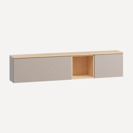 Полка Элвуд-2 Latte Plywood