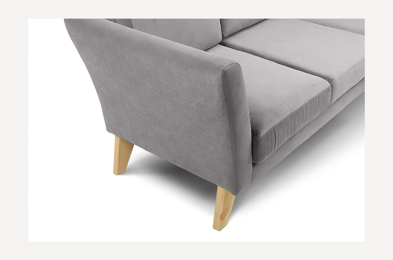Диван Дублин-3 Velvet Grey – купить в Москве по цене 35 990 рублей в ...
