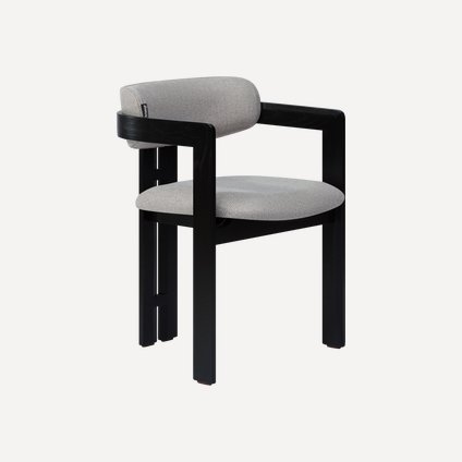 Стул Теодор-2 Рогожка Серый/Черный