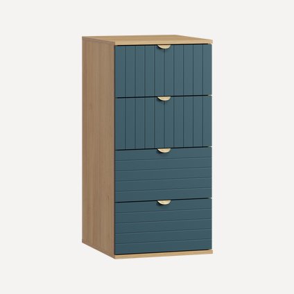 Комод Монблан 47x99 Линии Аквамарин