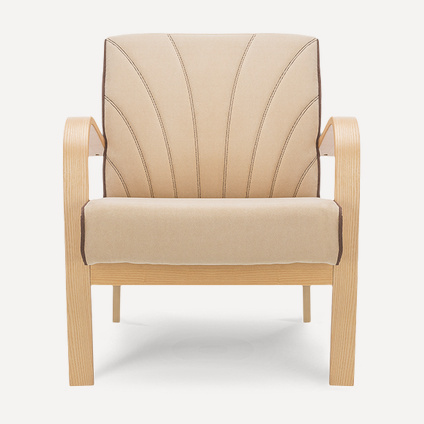 Кресло Шелл Velvet Beige