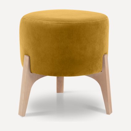 Пуф Лидо Velvet Yellow
