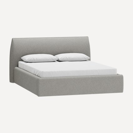 Кровать Агами 180 Textile Grey