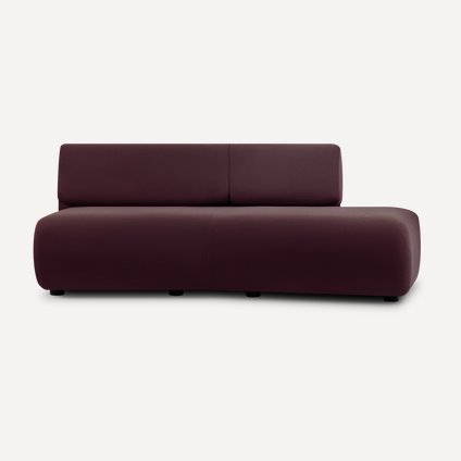 Диван прямой Маиль-3НРП Velvet Wine