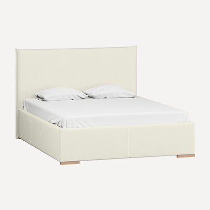 Кровать Слипсон 140 Велюр Молочный