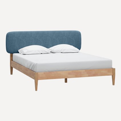 Кровать Сейлор 160 Textile Blue уценка