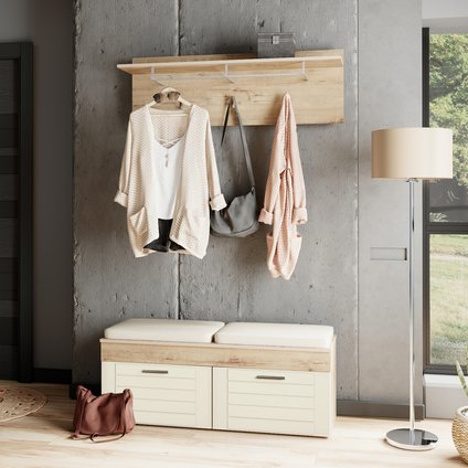 Модульная прихожая Ливорно-1 Панакота