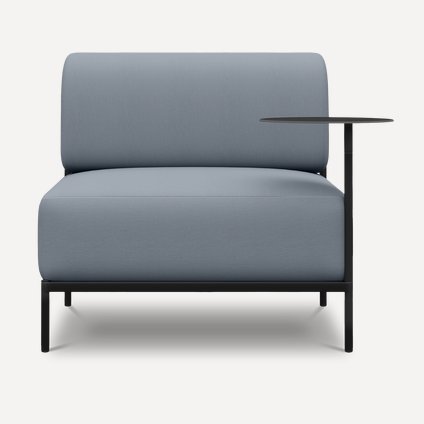 Кресло модульное Нолан-B Textile Dusty Blue