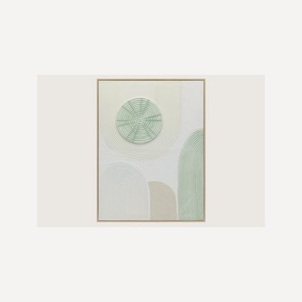 Картина Рельеф Арки Оливковый 60x80