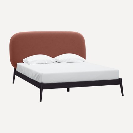 Кровать Саоми 140 Velvet Cinnamon