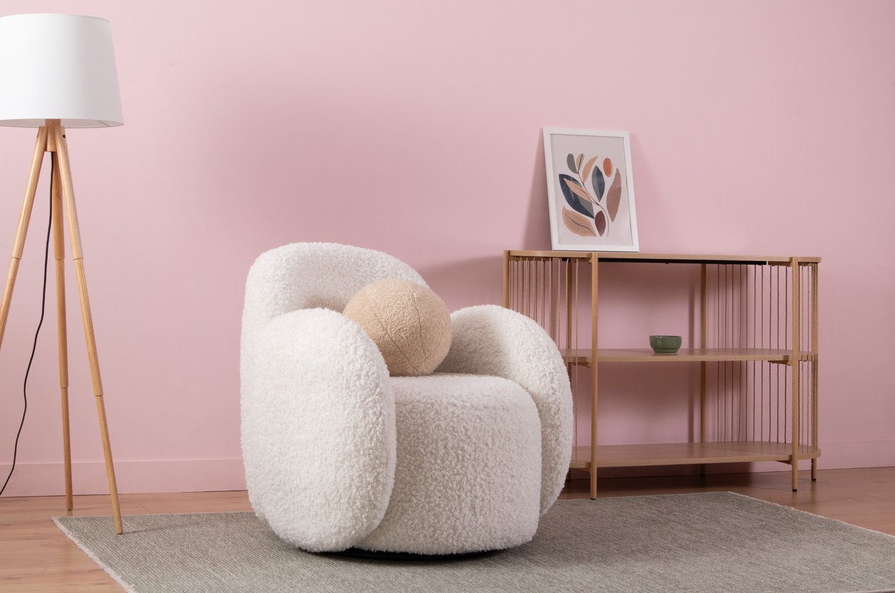 Кресло поворотное Теоп Cozy Milk - фото 2