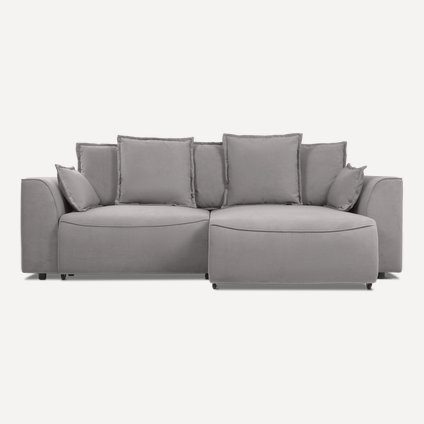 Диван угловой Напа Velvet Silver