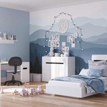 Модульная детская Лион 2 Белый