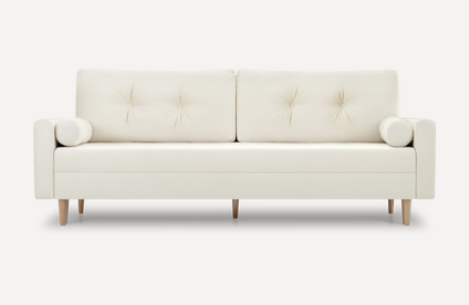 Диван прямой Нумо Velvet White