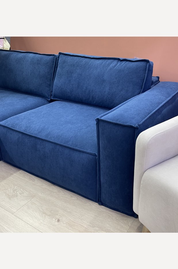 Диван угловой Эби-1 Velvet Blue - фото 3