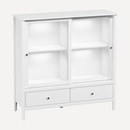 Комод Хельга-2 Белый с подсветкой