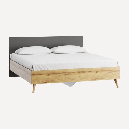 Кровать Нордик 180 Wood Grey