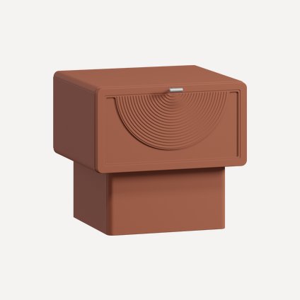 Тумба прикроватная Монсон 1.1-45 Терракотовый