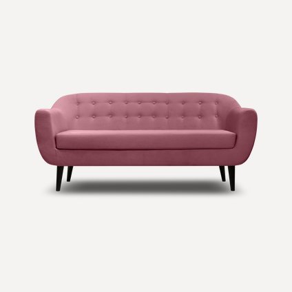 Диван прямой Роттердам-3 Time Pink