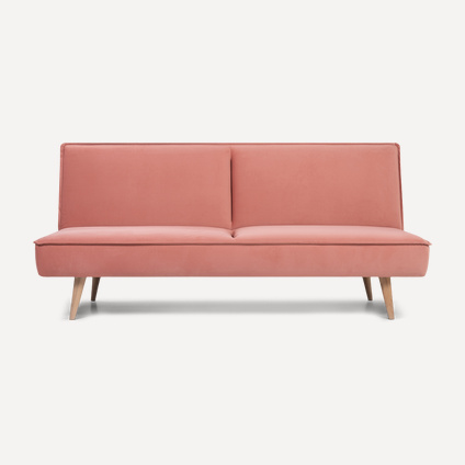 Диван прямой Поли Velvet Pink