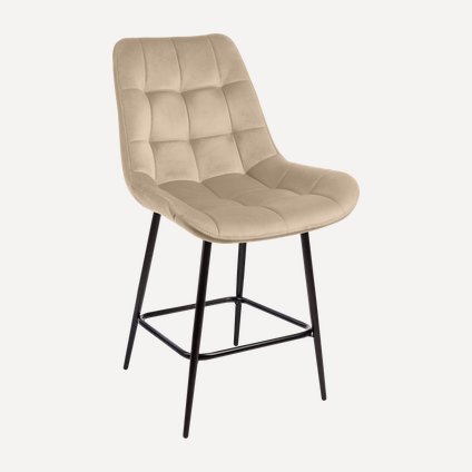 Стул полубарный Флекс-1 Velvet Beige