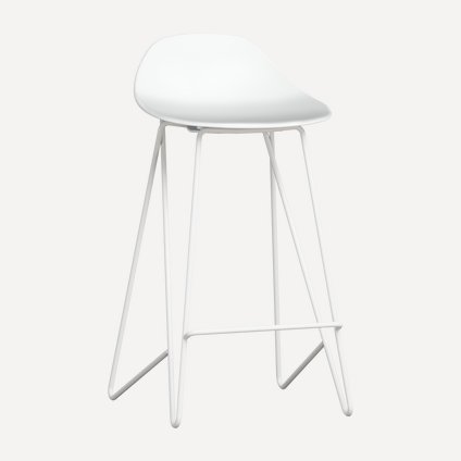 Стул барный Роки White