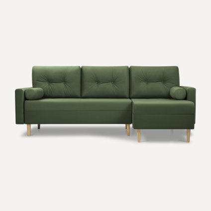 Диван угловой Нумо Velvet Green