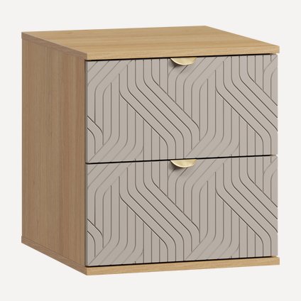 Тумба прикроватная Монблан-1 Fancy Santiago Oak