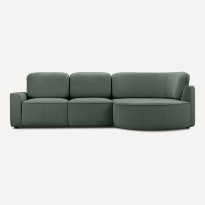 Диван угловой Шера Velvet Olive