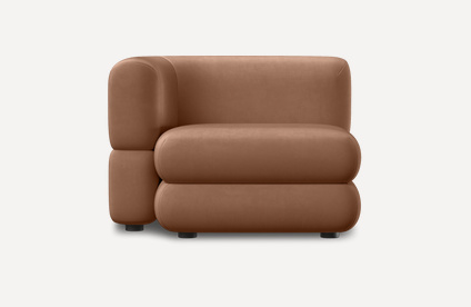 Кресло Brera-11 Velour Caramel