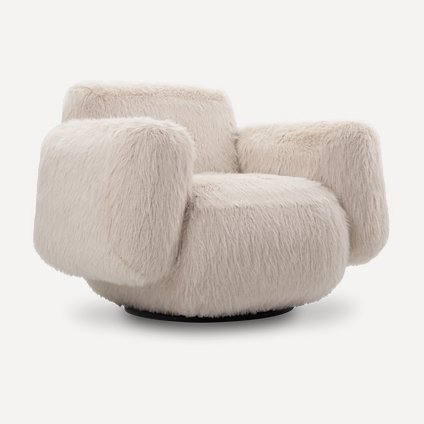 Кресло поворотное Я не минималист Beast Beige