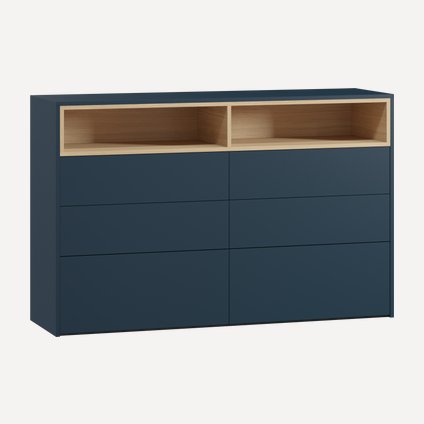 Комод Висмар 143x93 Темно-синий