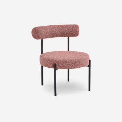 Кресло Ланси Wool Pink