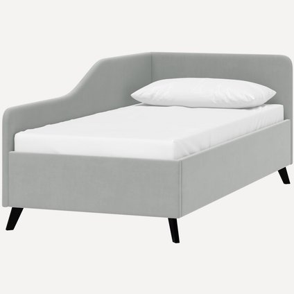 Кровать Лория 90 Barhat Silver уценка