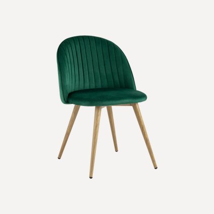 Стул Лион Stripes Velvet Green