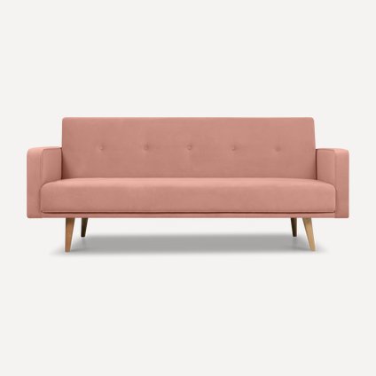Диван прямой Фида Velvet Pink