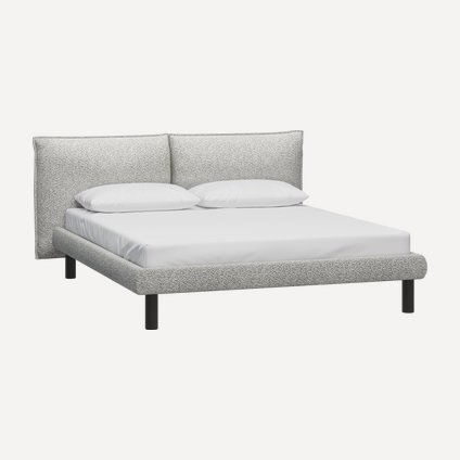 Кровать Кейт 160 Букле Серый