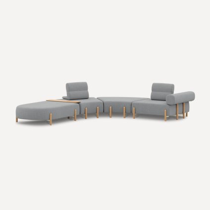 Диван модульный Альди-5 Bucle Grafit