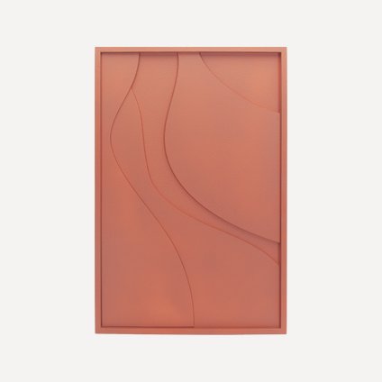 Картина Рельеф Терракотовый 60x90