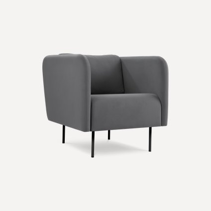 Кресло Орxет Велюр Серый