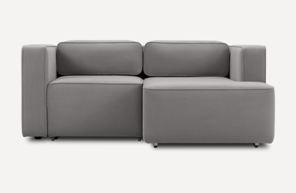 Диван угловой Аронт Мини Velvet Grey