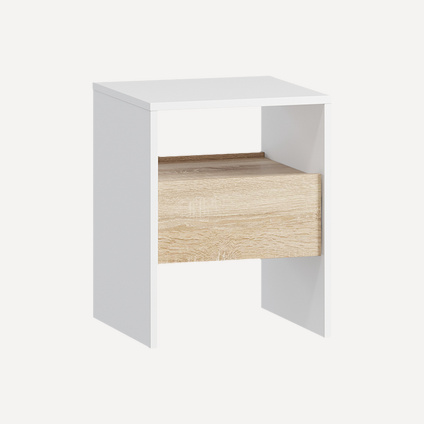 Тумба прикроватная Саксан White