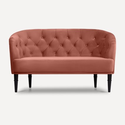 Диван прямой Шенто Barhat Salmon