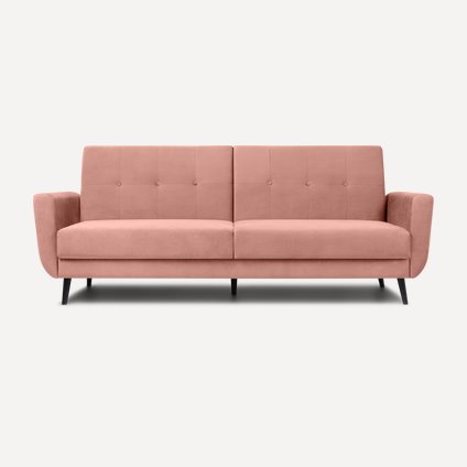 Диван прямой Лекстон Velvet Pink