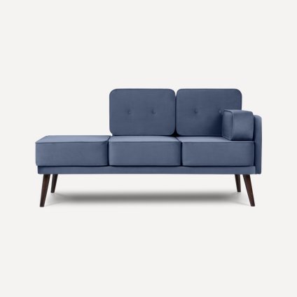 Кушетка Эдрил Velvet Navy Blue