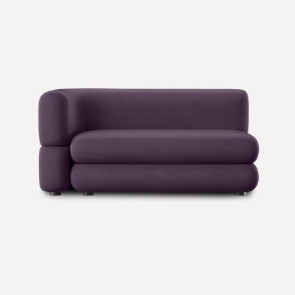 Диван прямой Brera-6 Velour Plum
