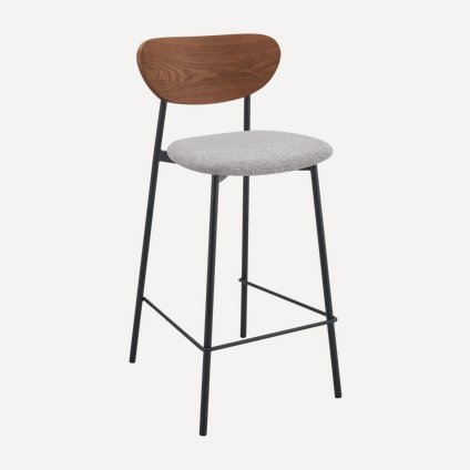 Стул полубарный Ламекс-1 Textile Grey