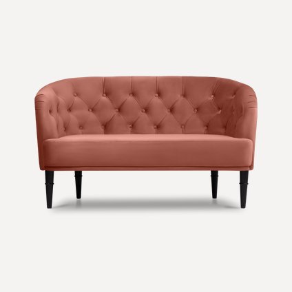 Диван прямой Шенто Barhat Salmon