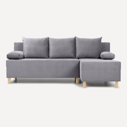 Диван угловой Амрано Velvet Grey